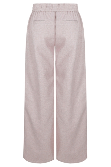 Fluresk beige dames broek | Achteraanzicht