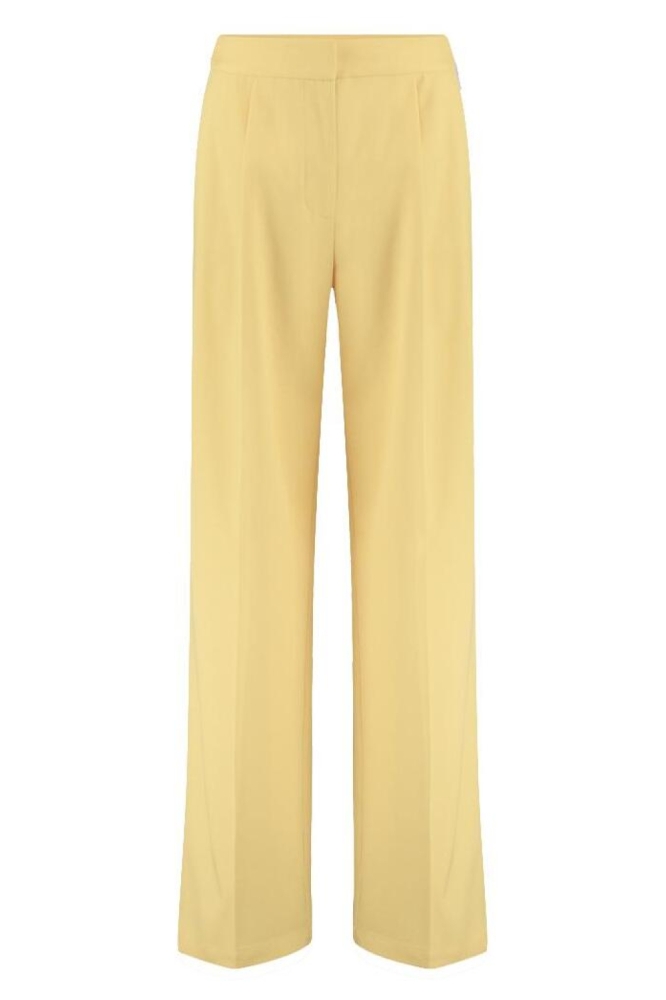 Harper & Yve gele dames broek | Vooraanzicht
