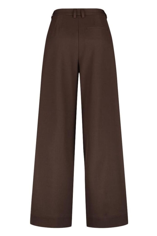 Harper & Yve bruine dames broek | Achteraanzicht