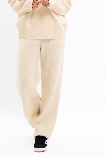 Malelions KNIT PANTS MD1 AW25 23 BEIGE