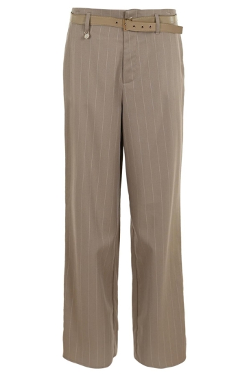 Zizo Broek PRESTON PANTS FA25 PRES 317 PINSTRIPE DARK SAND