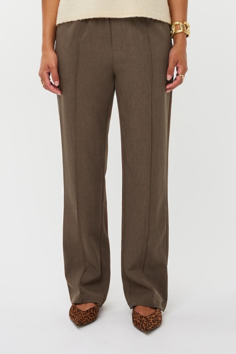 Ydence bruine dames broek | 
