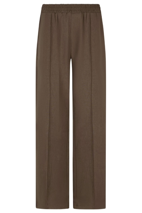 Ydence bruine dames broek | Vooraanzicht