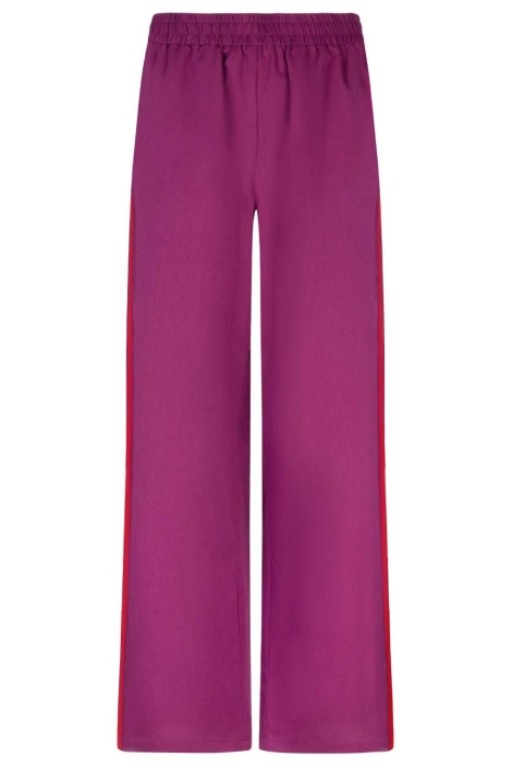 Ydence paarse dames broek | Vooraanzicht