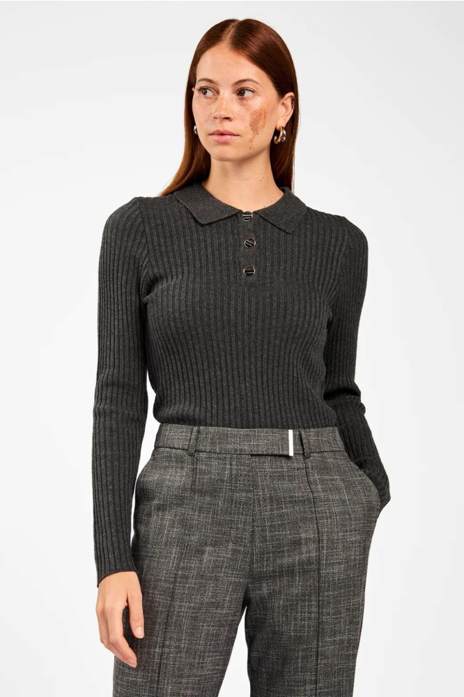 Aaiko zwarte dames broek | Close up