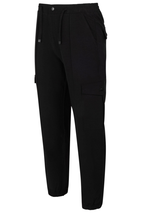 Cruyff zwarte heren broek | Zijaanzicht