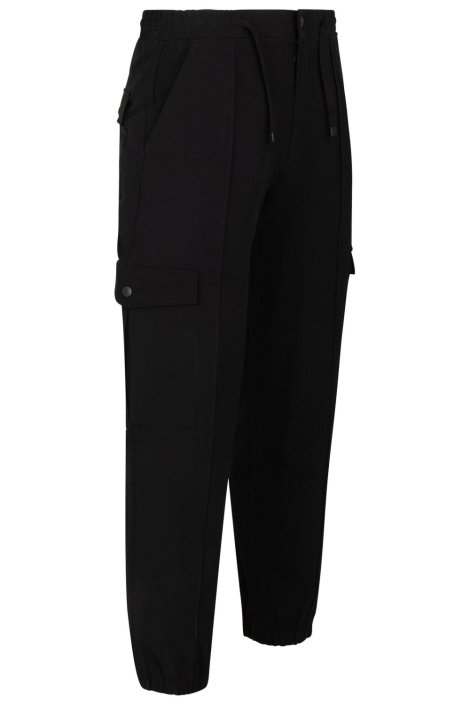 Cruyff zwarte heren broek | Zijaanzicht