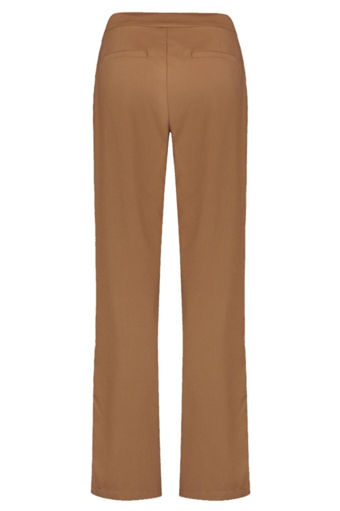 Harper & Yve camel dames broek | Achteraanzicht