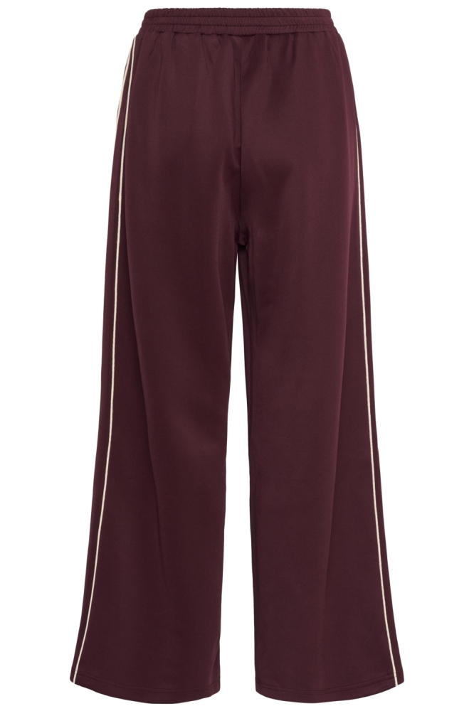 Kaffe bordeaux dames broek | Vooraanzicht