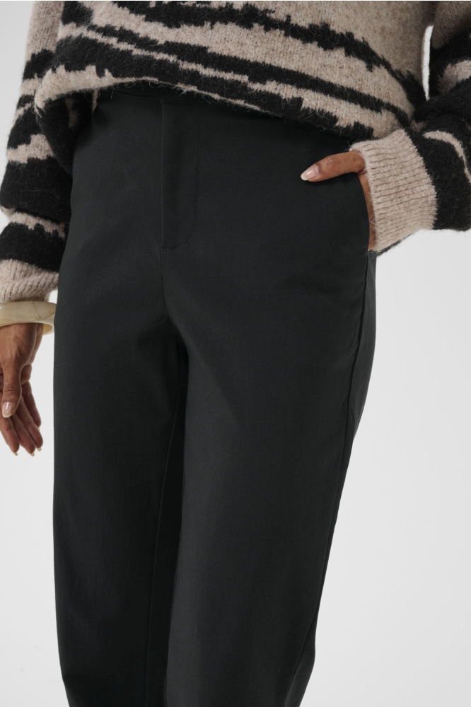 Culture zwarte dames broek | Close up