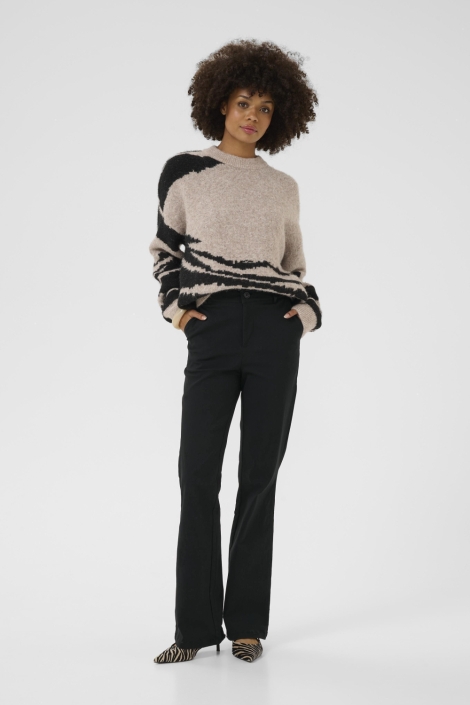 Culture zwarte dames broek | Model