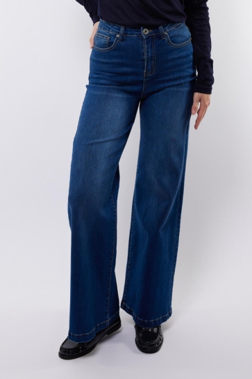 C&S The Label NICOLE PANTS 25NNC01 905 DENIM DARK BLUE