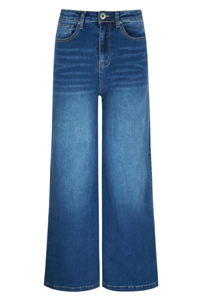 C&S The Label blauwe dames jeans | Vooraanzicht