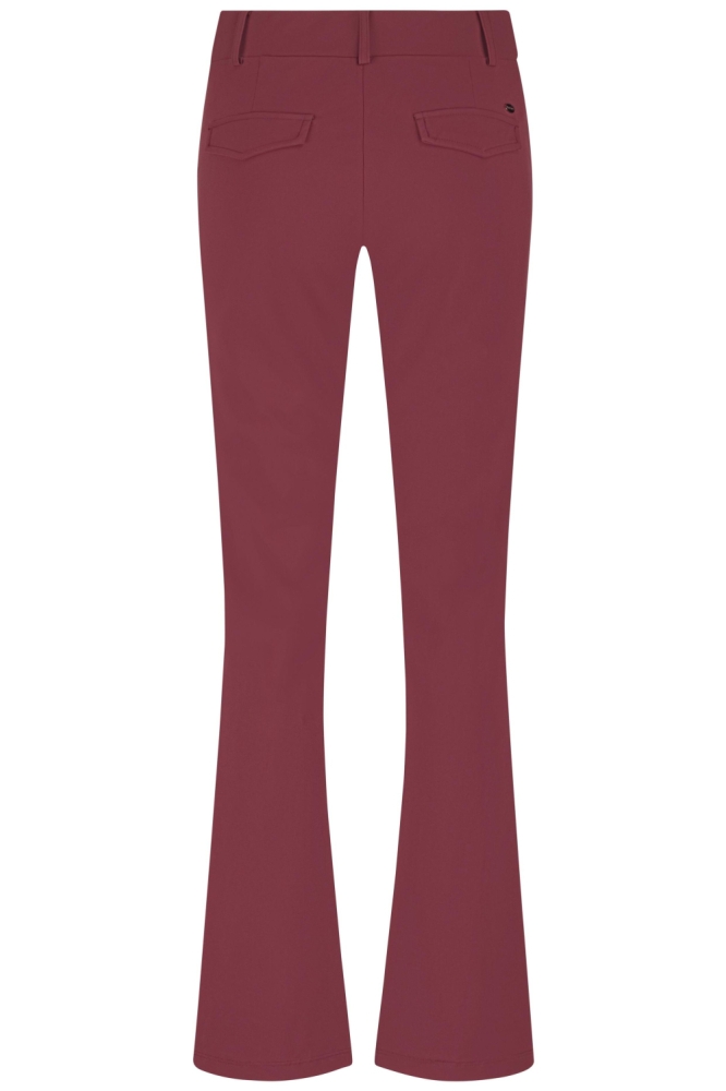 Lady Day bordeaux dames broek | Achteraanzicht