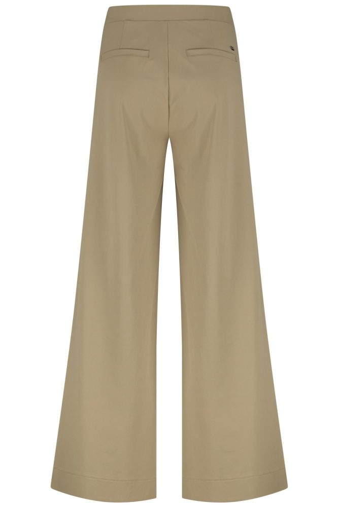 Lady Day beige dames broek | Achteraanzicht