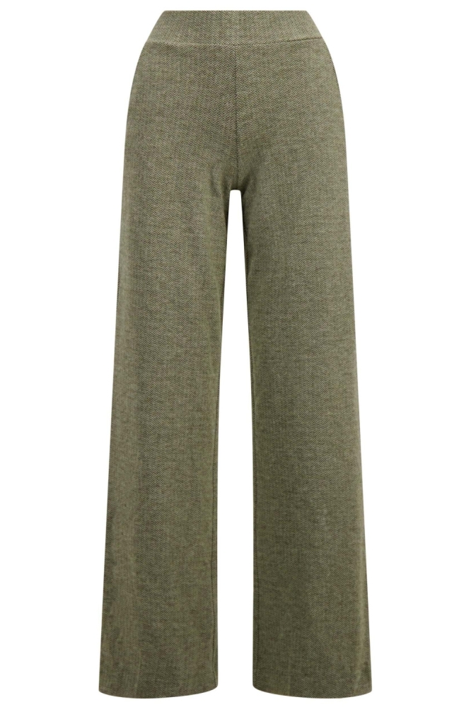 Zusss groene dames broek | Vooraanzicht