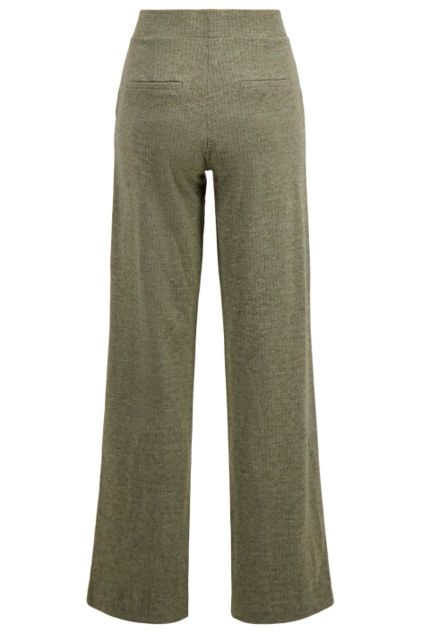 Zusss groene dames broek | Achteraanzicht