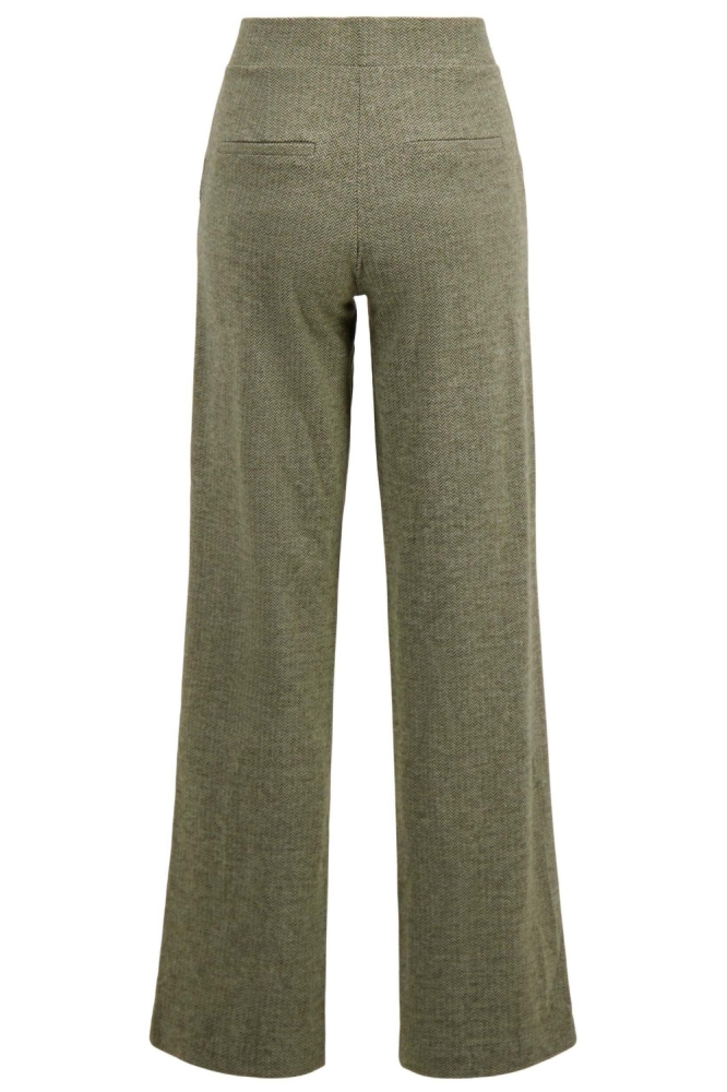 Zusss groene dames broek | Achteraanzicht