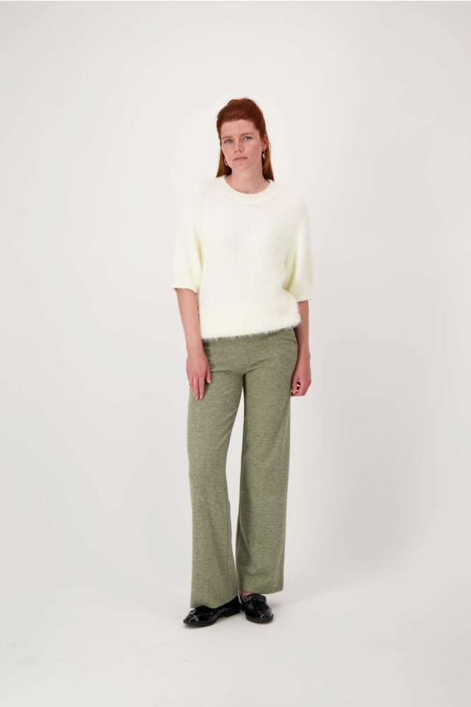Zusss groene dames broek | Model