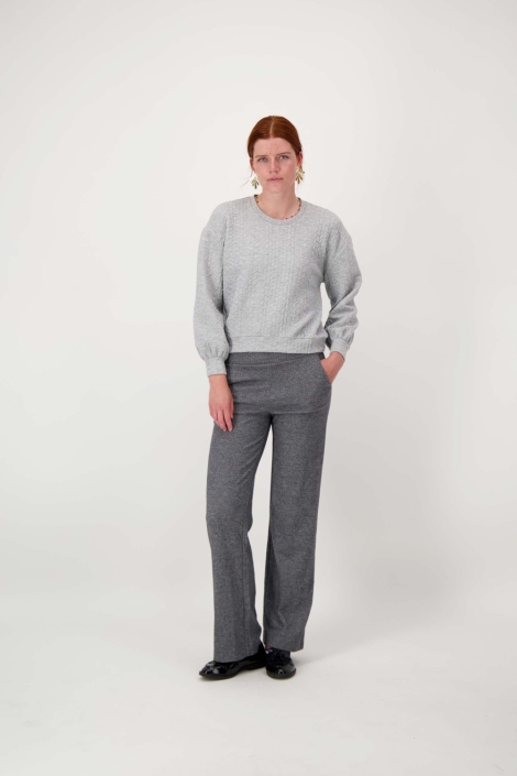 Zusss grijze dames broek | Model