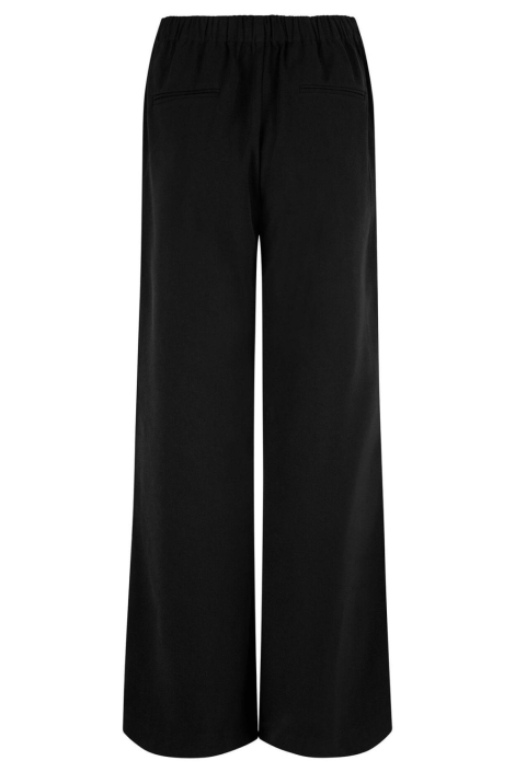 Ydence zwarte dames broek | Achteraanzicht
