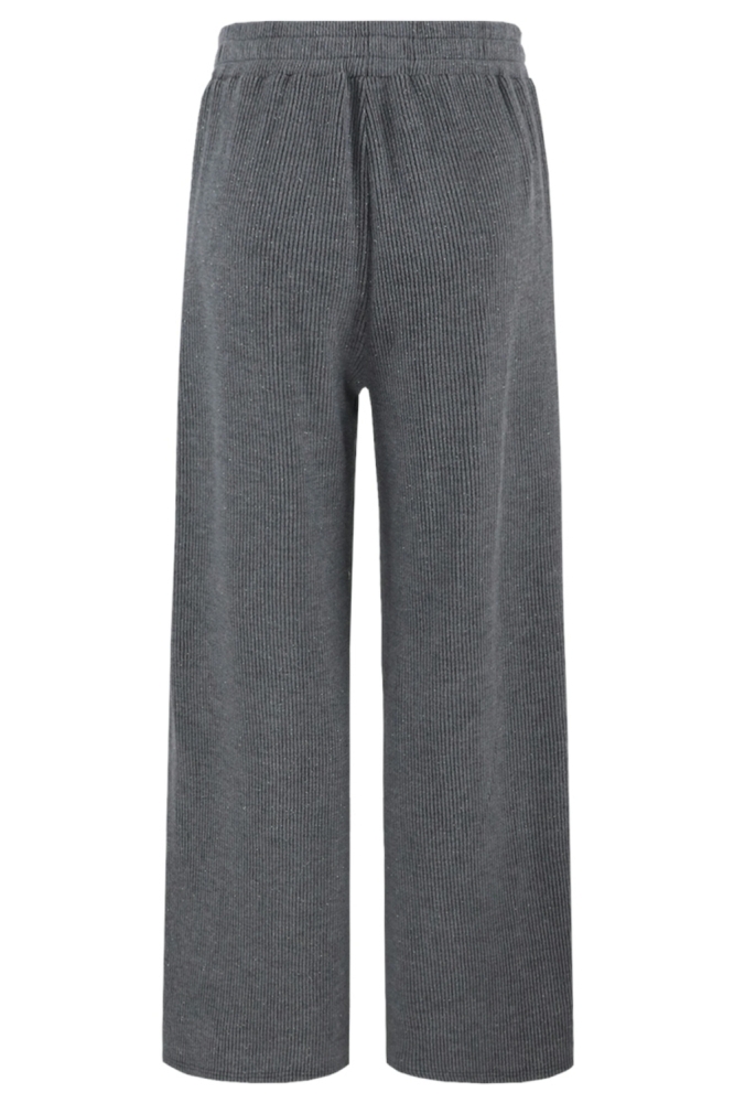 Fluresk grijze dames broek | Achteraanzicht