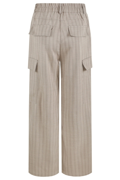 Fluresk bruine dames broek | Achteraanzicht