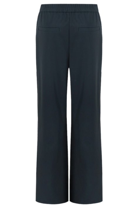 Fluresk zwarte dames broek | Achteraanzicht