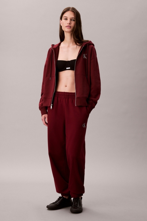 Calvin Klein bordeaux dames broek | Model