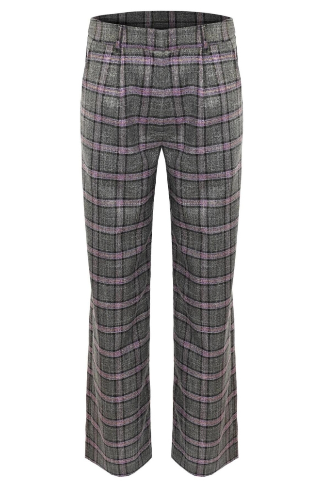 Zizo grijze dames broek | Vooraanzicht