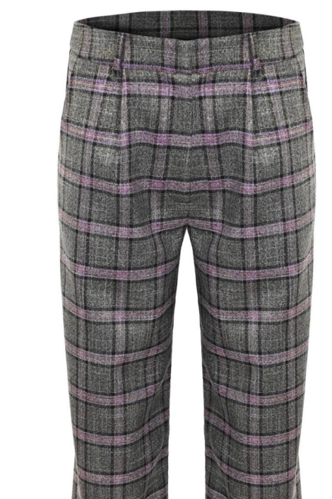 Zizo grijze dames broek | Close up