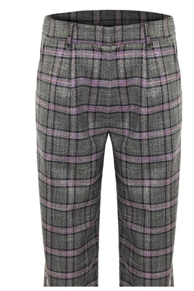 Zizo grijze dames broek | Close up