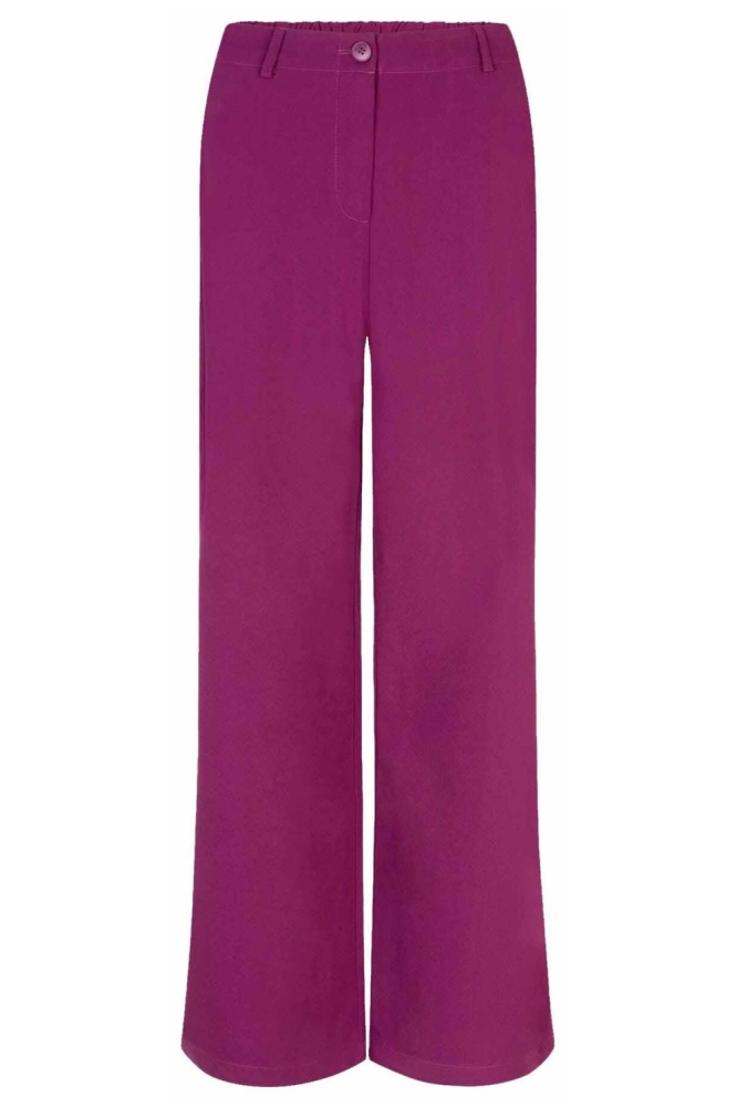 Ydence paarse dames broek | Vooraanzicht