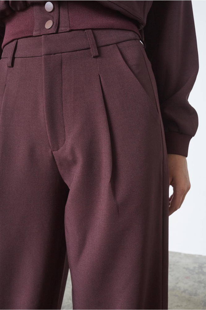 SisterS point bordeaux dames broek | Close up