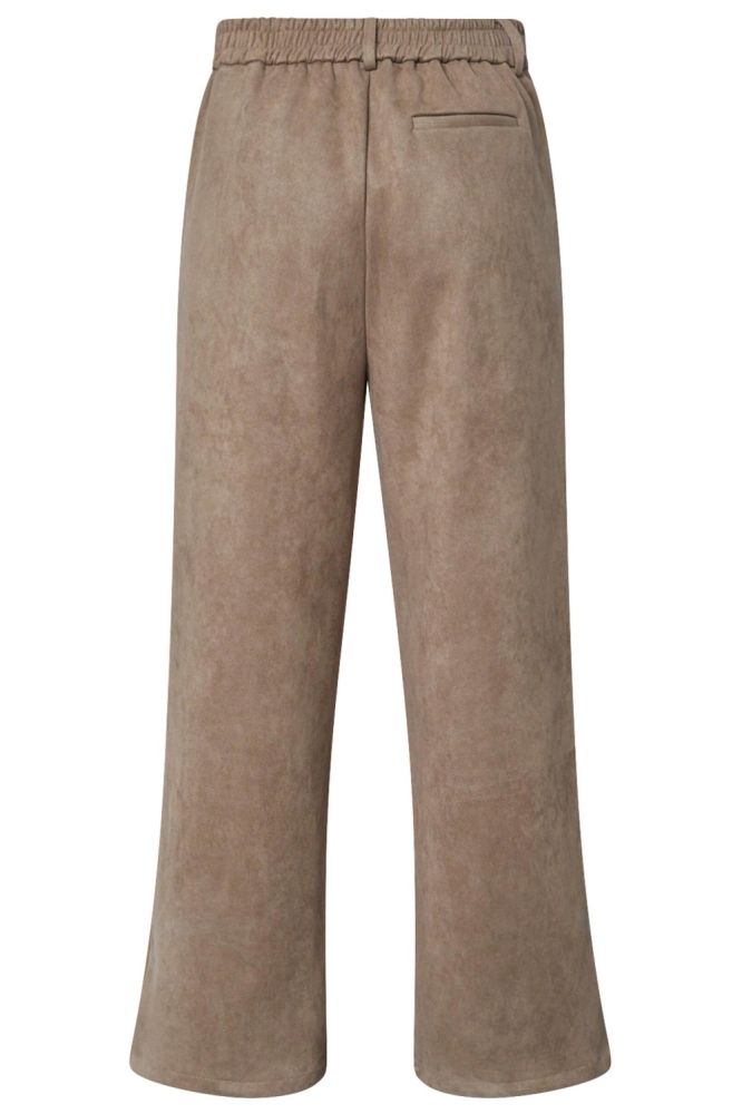 SisterS point camel dames broek | Achteraanzicht