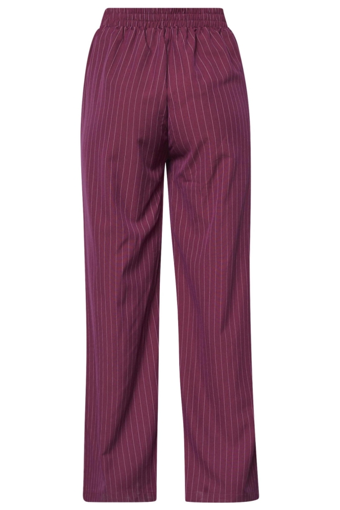 SisterS point bordeaux dames broek | Achteraanzicht