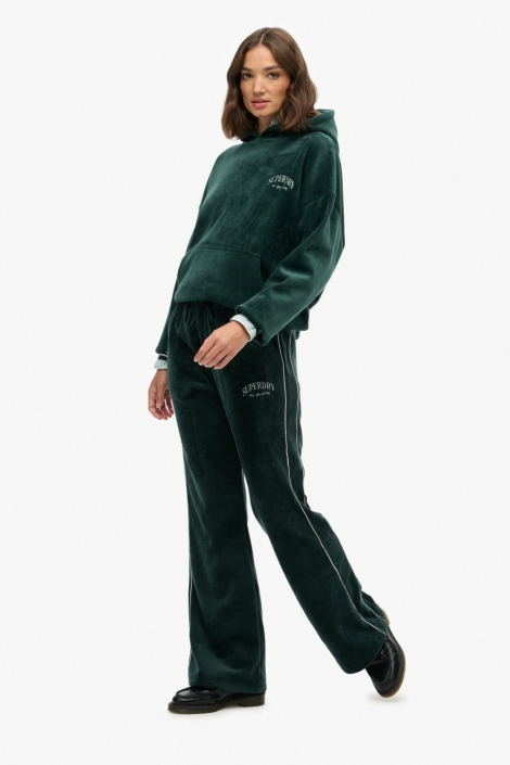 Superdry groene dames broek | Model