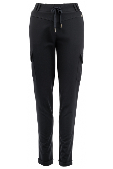 TQ Amsterdam Broek KARIN TEXTURED TRAVEL 00TQ004BL black