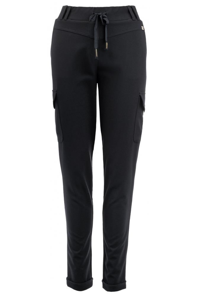 TQ Amsterdam zwarte dames broek | Vooraanzicht