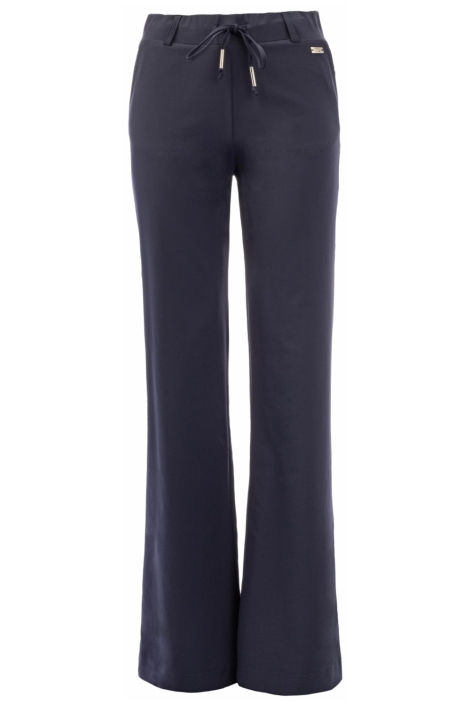 TQ Amsterdam blauwe dames broek | Vooraanzicht