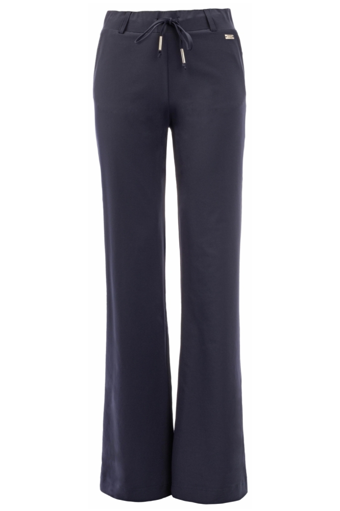 TQ Amsterdam blauwe dames broek | Vooraanzicht