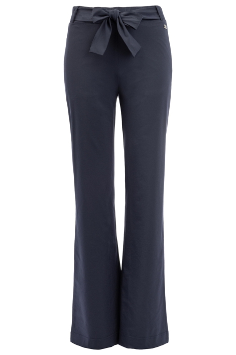 TQ Amsterdam blauwe dames broek | Vooraanzicht