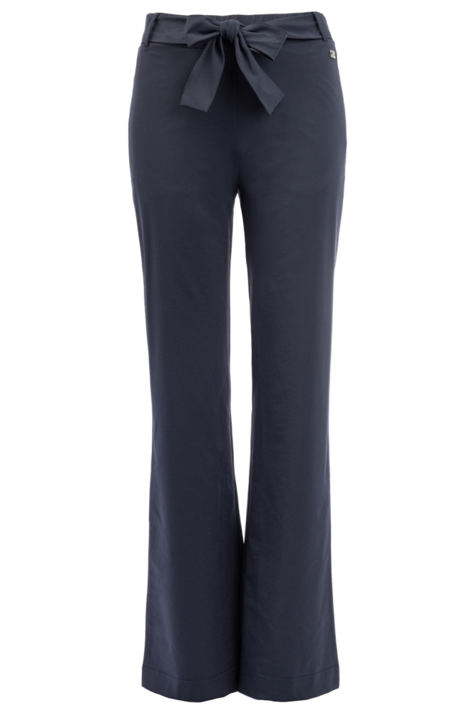 TQ Amsterdam blauwe dames broek | Vooraanzicht