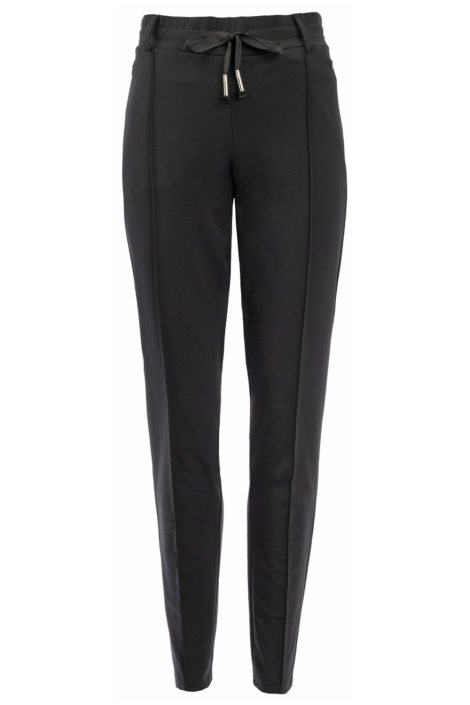 TQ Amsterdam zwarte dames broek | Vooraanzicht
