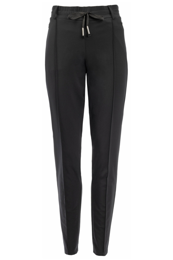 TQ Amsterdam zwarte dames broek | Vooraanzicht