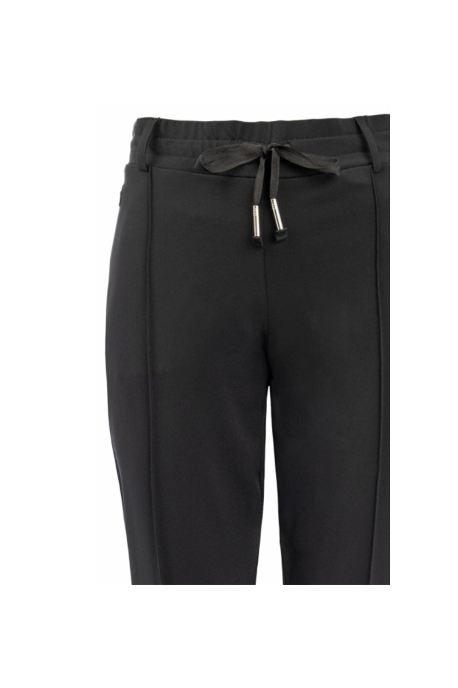 TQ Amsterdam zwarte dames broek | Close up