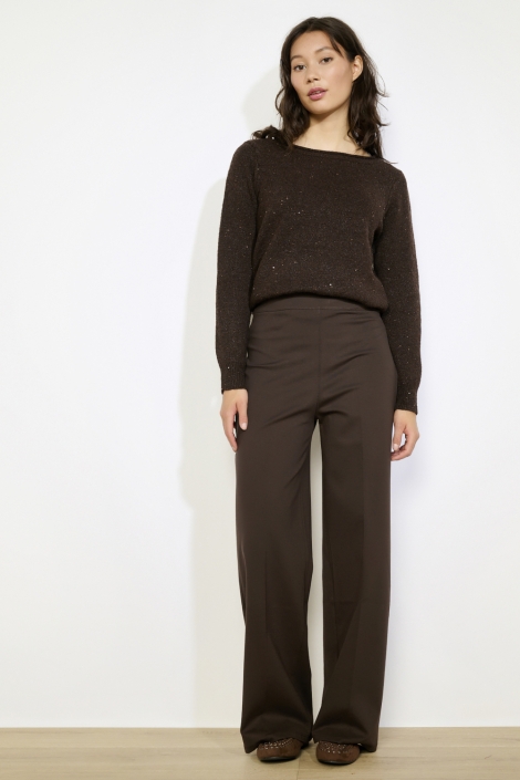 LolaLiza bruine dames broek | Model