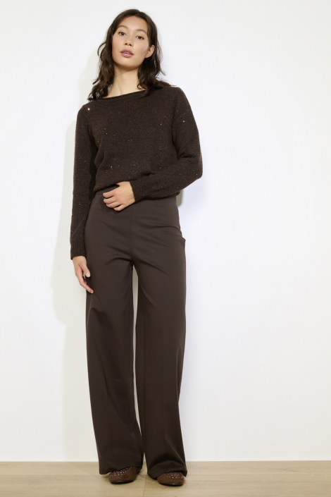 LolaLiza bruine dames broek | Model