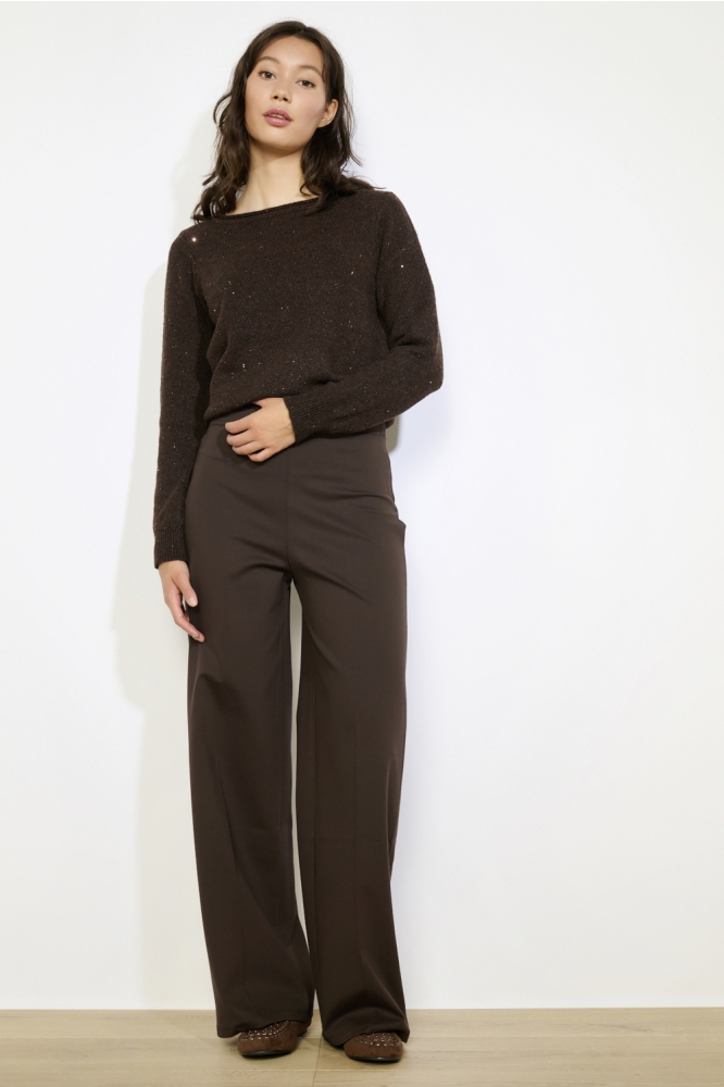 LolaLiza bruine dames broek | Model