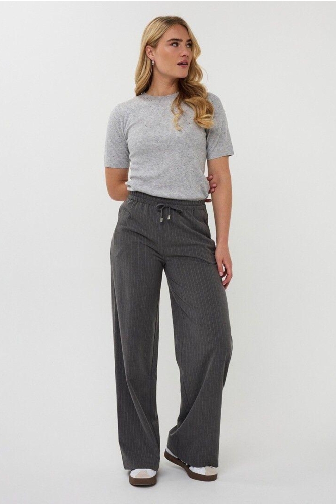 EsQualo grijze dames broek | Model